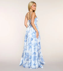 Marielle Floral A-Line Formal Dress