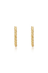Spun Strands Hoop Earrings
