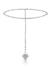 Heart Charm Chain Belt