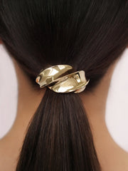 Golden Twist Hair Tie