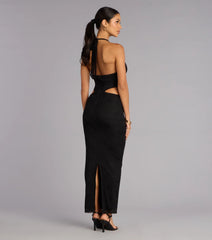 Lace Obsession Cutout Maxi Dress