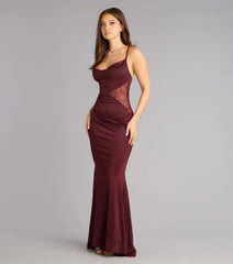 Alyce Side Lace Mermaid Formal Dress