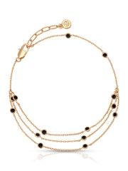 Fine Details Crystal Anklet