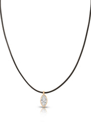 Marquise Crystal Cord Necklace