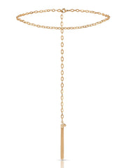 Simple Tassel Chain Belt