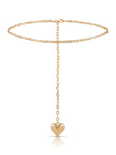 Heart Charm Chain Belt
