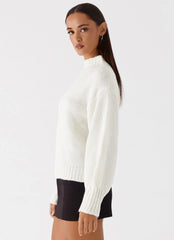 Charleston Knit Jumper - Off White