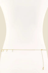 Crystal Droplet Thin Cha Body Chain