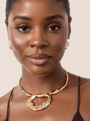 Molten Marquise Necklace