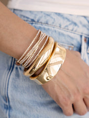 Squared Shine Bangle