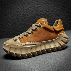 Valencia Rose Leather Sneakers
