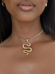 Serpentina Snake Choker Necklace