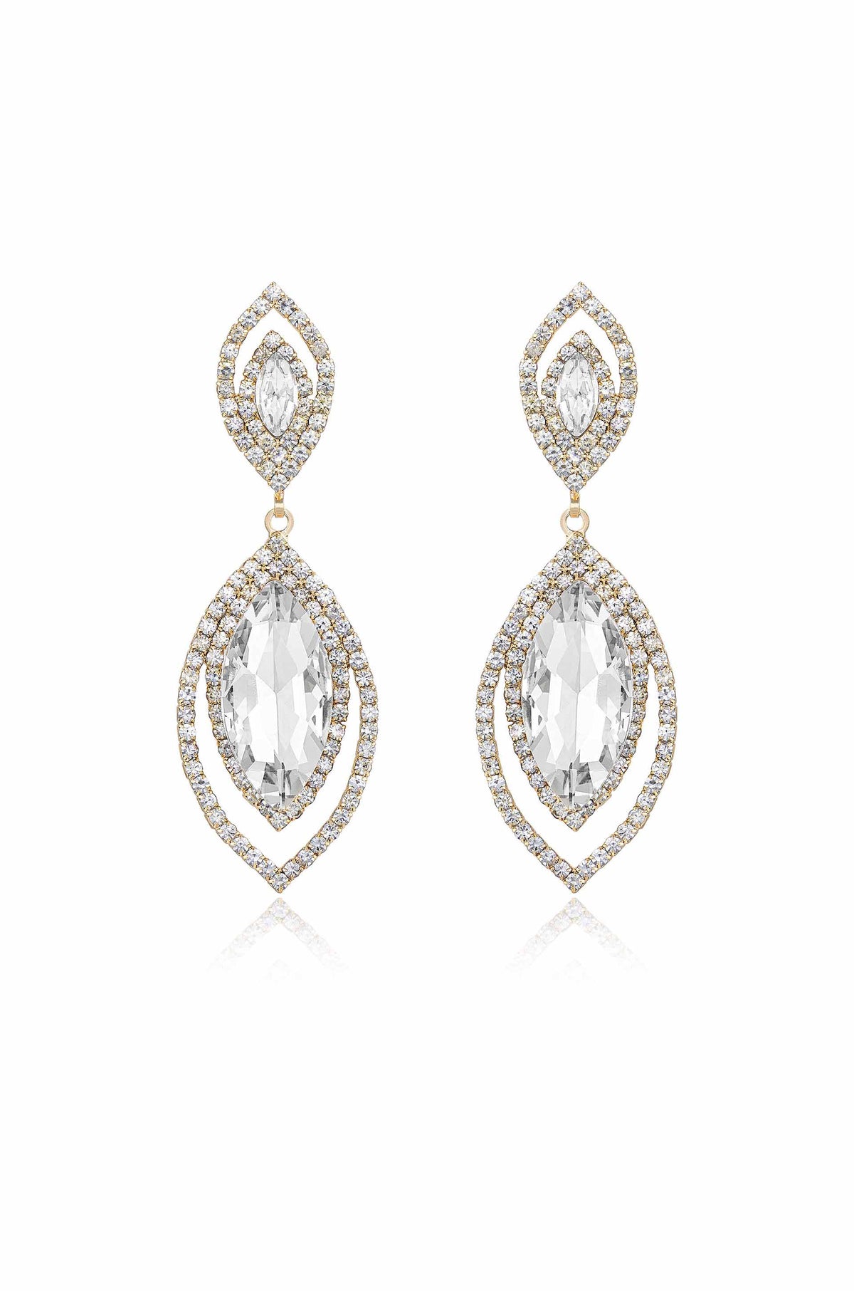 Timeless Crystal Dangle Earrings
