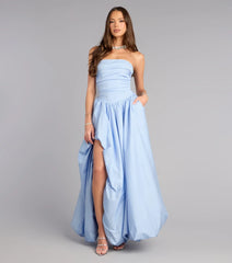 April A-Line Bubble Formal Dress