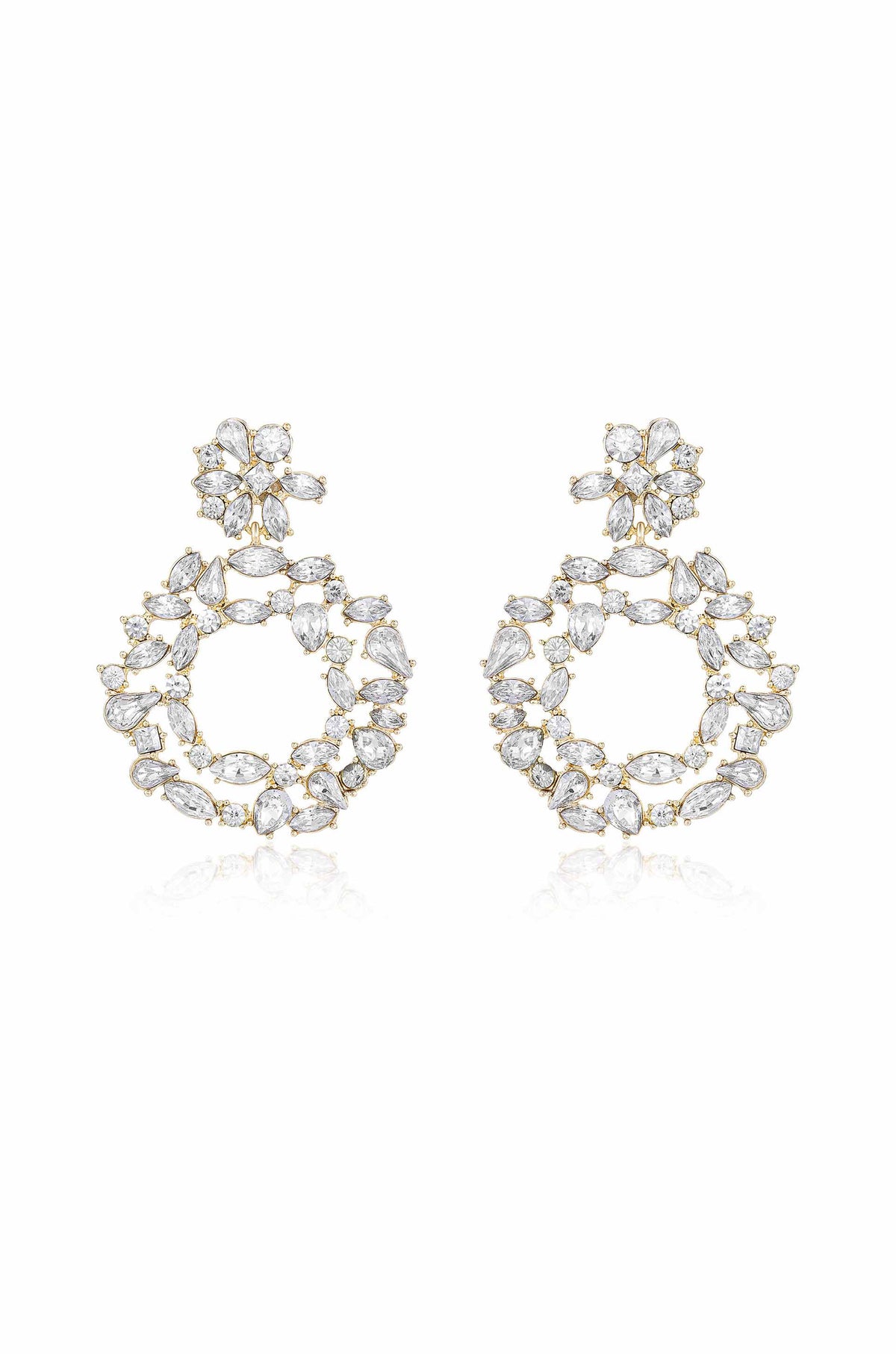 Crystal Bouquet Earrings