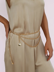 Modern Edge Layered Waist Chain