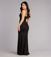 Margot Glitter One Shoulder Mermaid Formal Dress