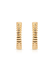 Large Metal Moderna Hoops