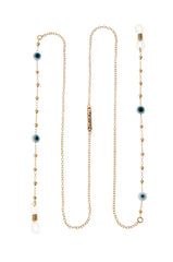 Evil Eye Beaded Eyeglass Chain