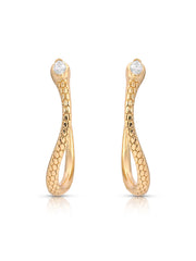 Serpentina Snake Hoops