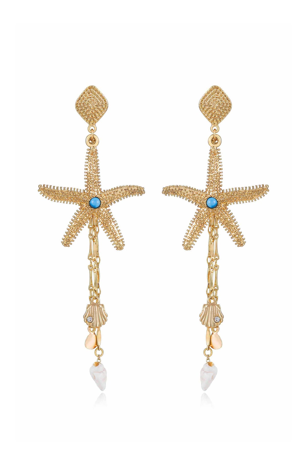 Starfish Seeker Drop Earrings