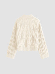 Tractor Textured High Neck Sweater