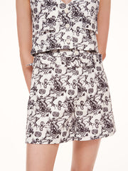 Man & Seahorse Pattern Shorts