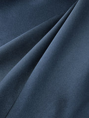 Satin Drawstring Split Midi Skirt