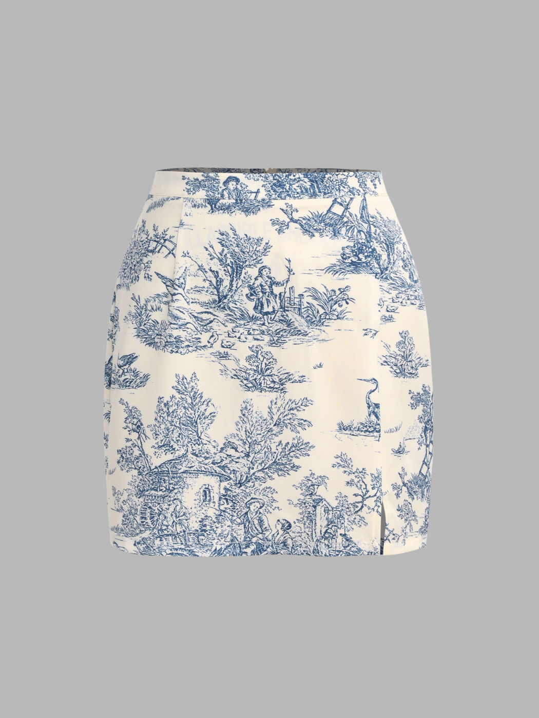 Toile de Jouy Mini Skirt