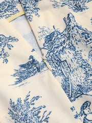 Toile de Jouy Mini Skirt