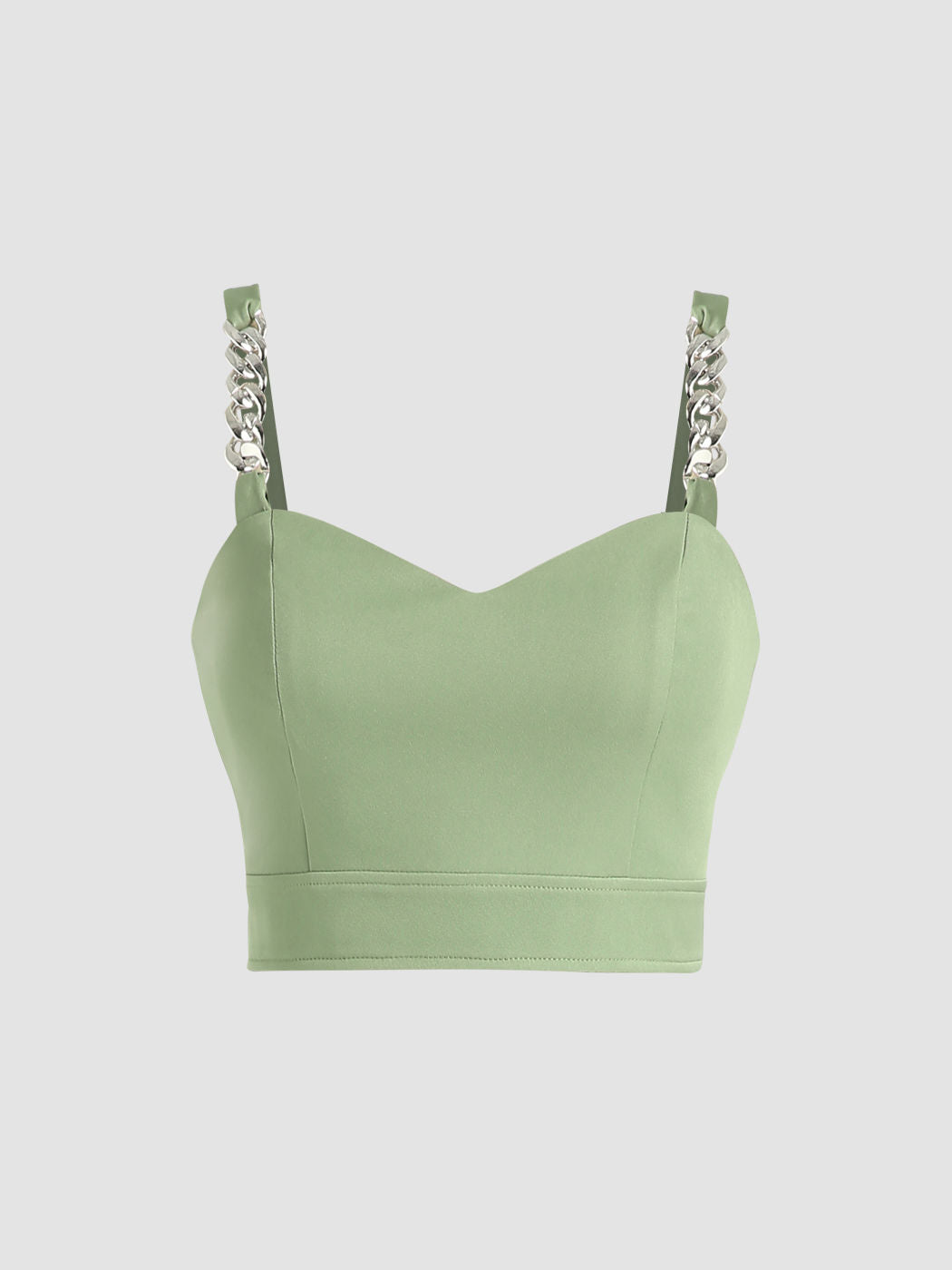 Chain Detail Crop Top