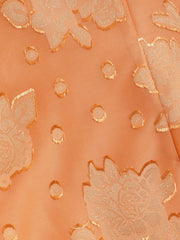 Floral Jacquard Mini Dress