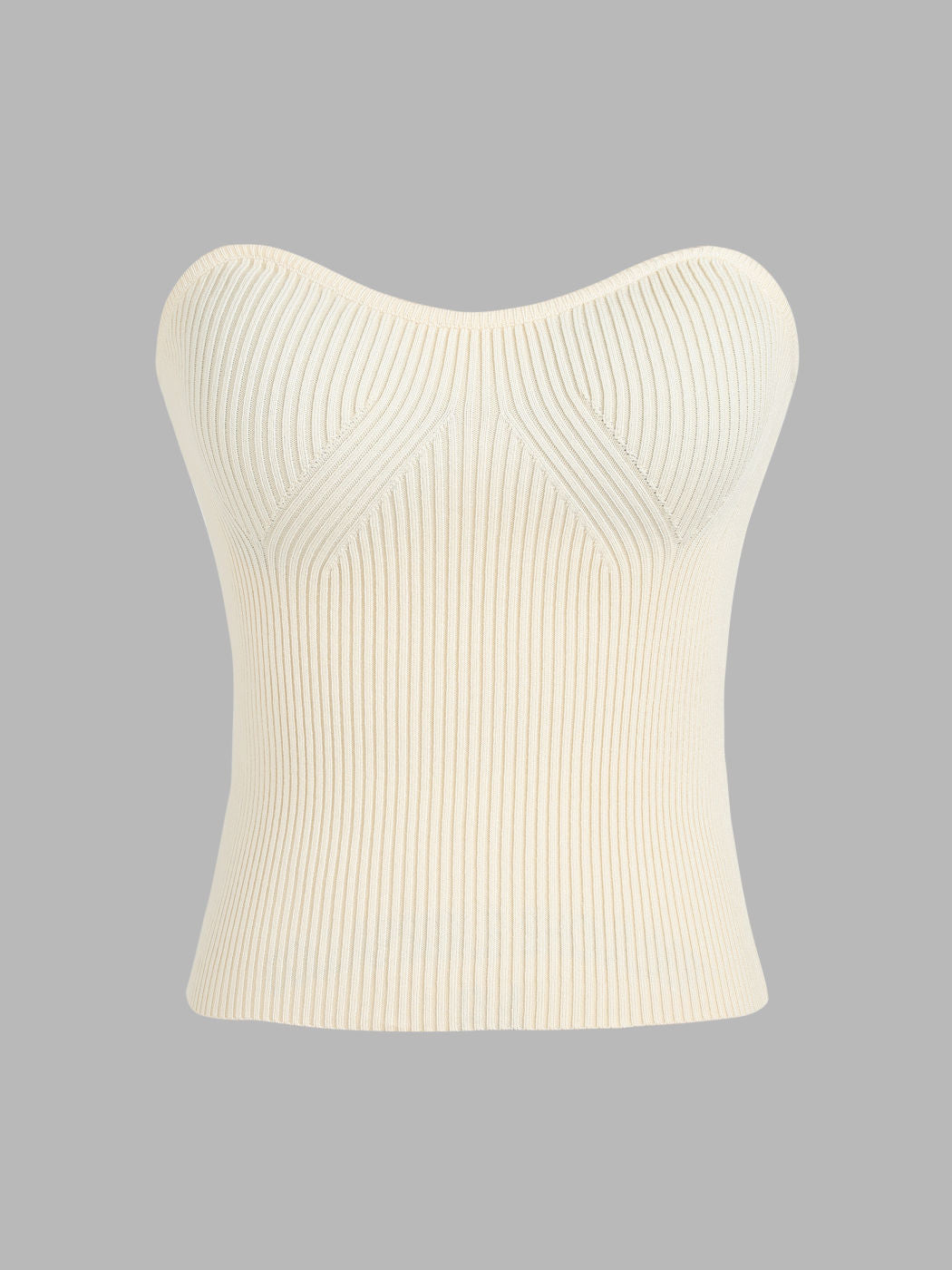 Rib Knit Crop Tube Top