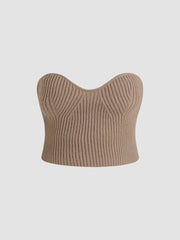 Two-Piece Tube Top & Cardigan Curve & Plus