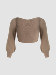 Two-Piece Tube Top & Cardigan Curve & Plus