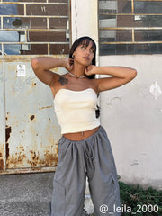 Rib Knit Crop Tube Top