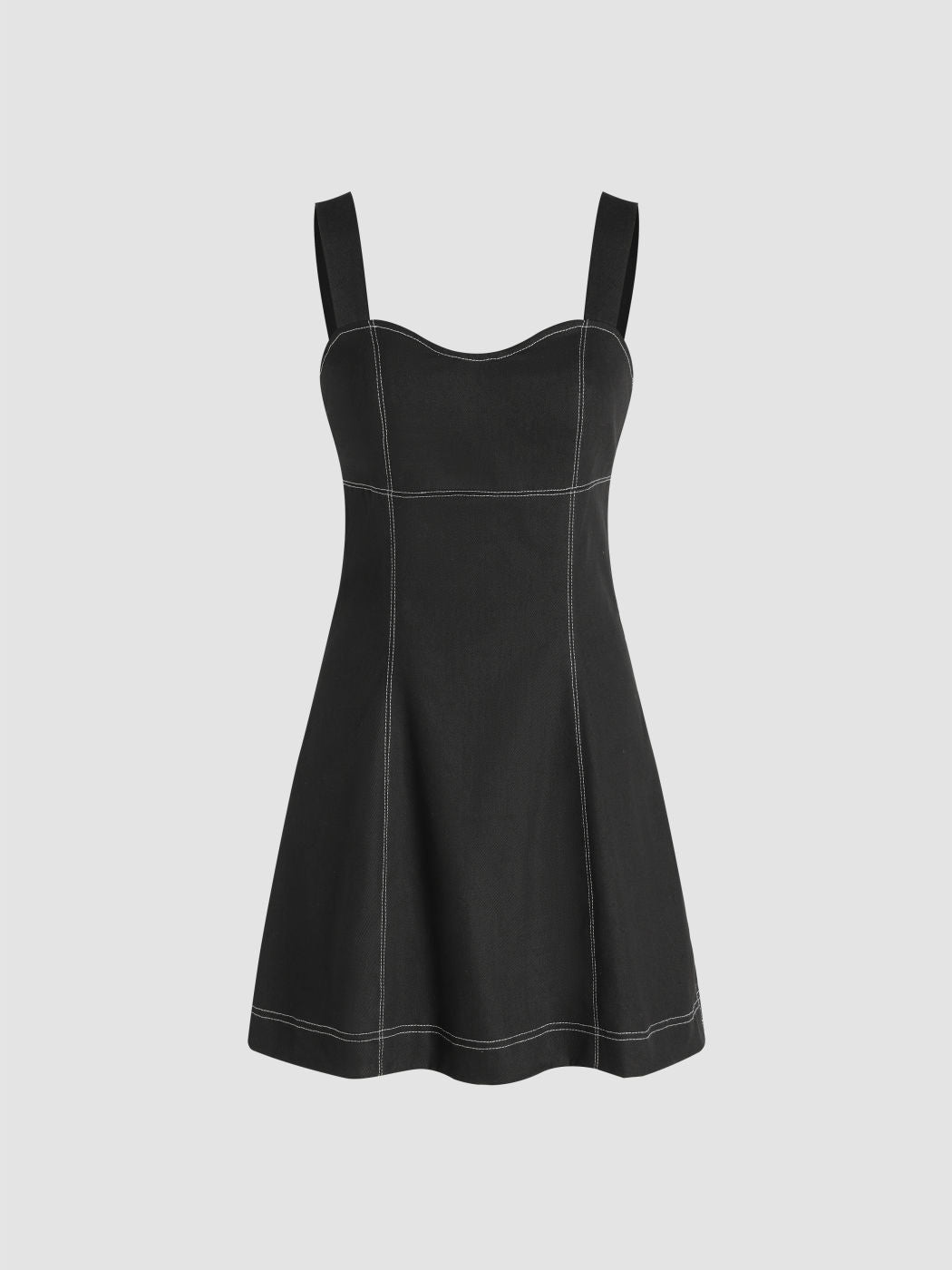 Sweetheart Ruffle Sleeveless Mini Dress