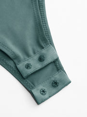 V Wired Solid Bodysuit