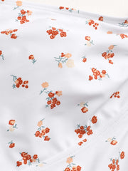 V-neck Floral Bikini Top Curve & Plus