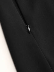 Puff Sleeve Square Neck Midi Dress Curve & Plus