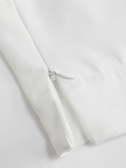 Collared V-Neck Cropped Waistcoat