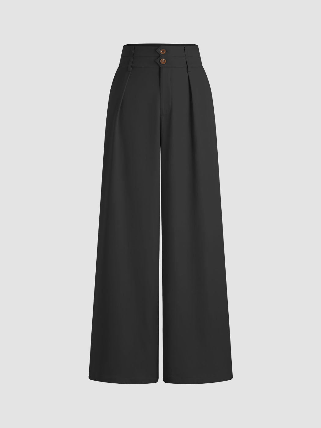 Mid Rise Straight Leg Trousers