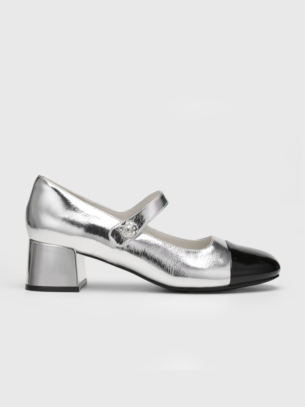 Round Toe Ballet Mary Jane Heels