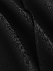 Mid Waist Pleated Straight Leg Trousers