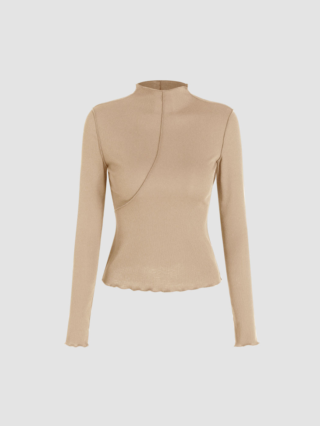 High Neck Long Sleeve Tee