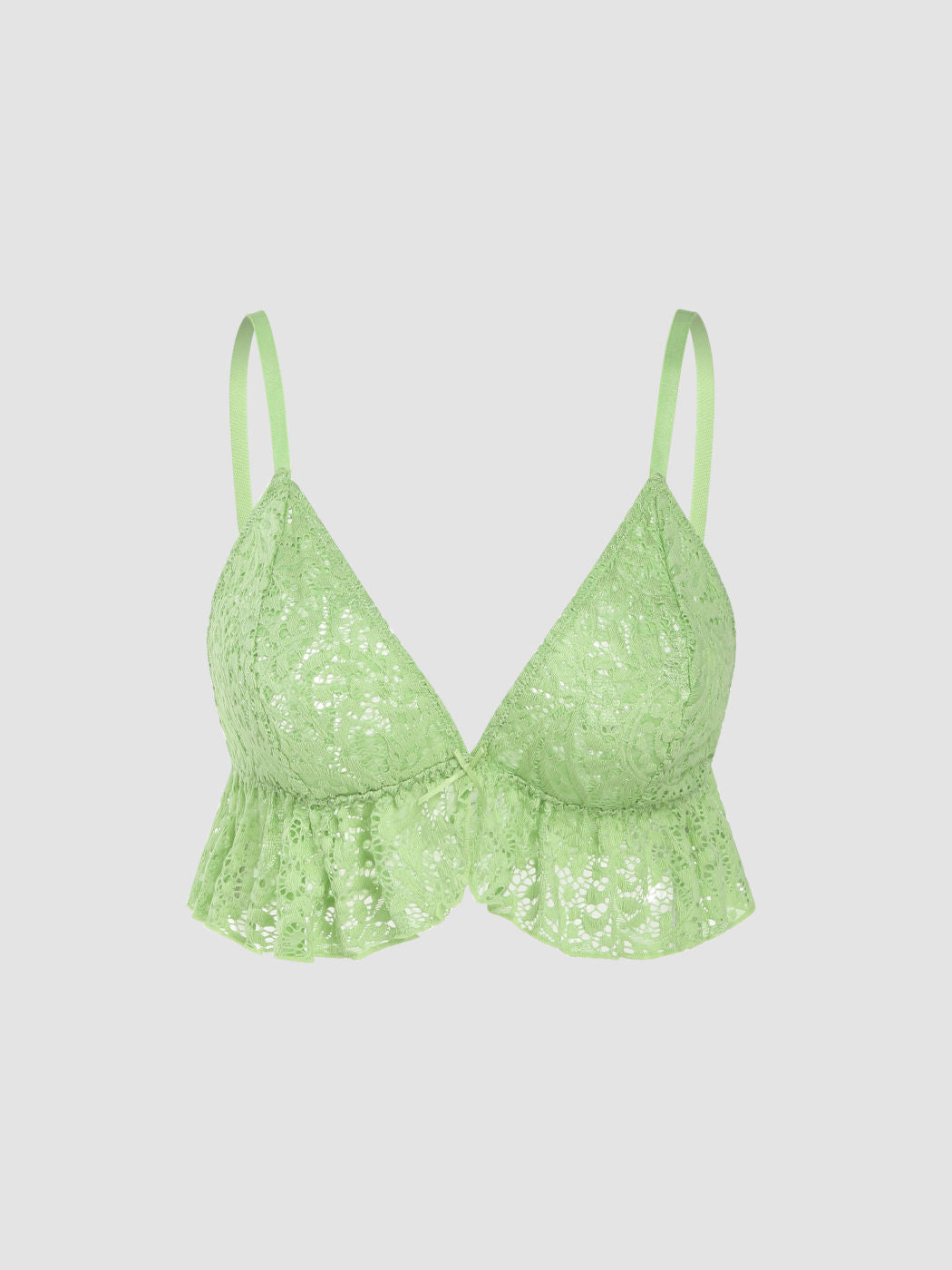 Lace Ruffle Bralette
