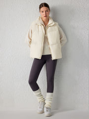 High Neck Puffer Vest