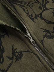 Terry Graphic Butterfly Hoodie