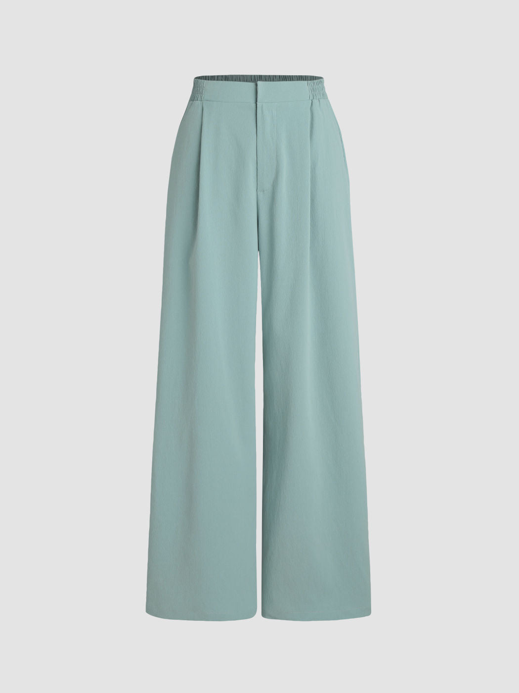 Mid Rise Pleated Trouser