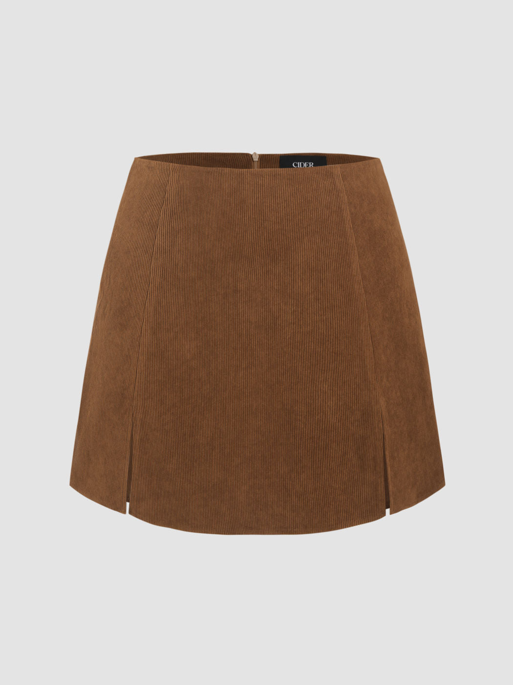 Corduroy High Waist Split Skort Curve & Plus